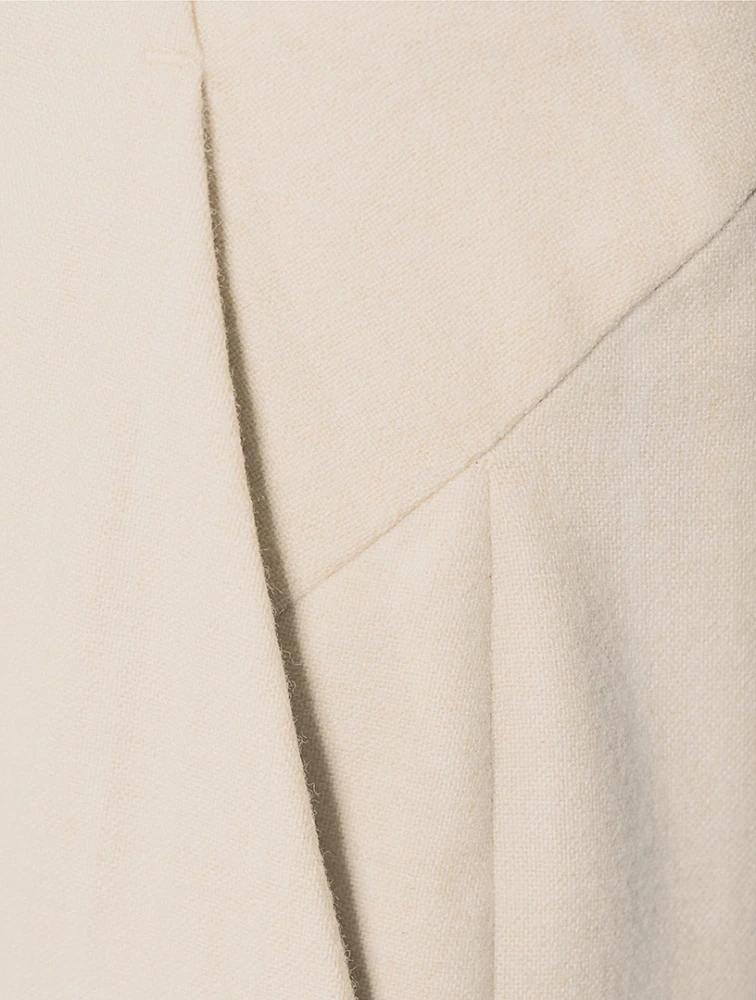 Tapered Wool Trousers