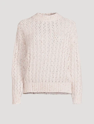 Sequin Knit Sweater