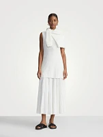 Pleated Midi Skirt