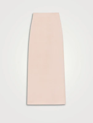 High-Waisted Maxi Skirt