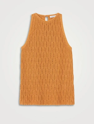 Lattice Stitch Tank Top