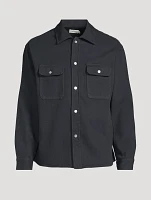 Textured Terry Overshirt