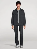 Textured Terry Overshirt