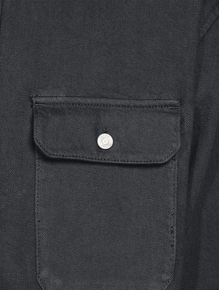 Textured Terry Overshirt