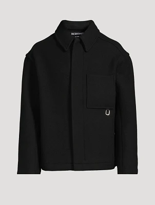 Le Manteau Court Wool Jacket