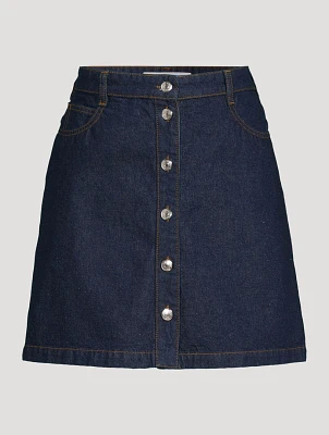 Denim Mini Skirt
