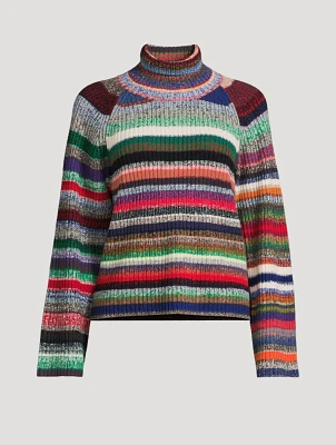 Fair Trade Cashmere Up-Knit Turtleneck Sweater