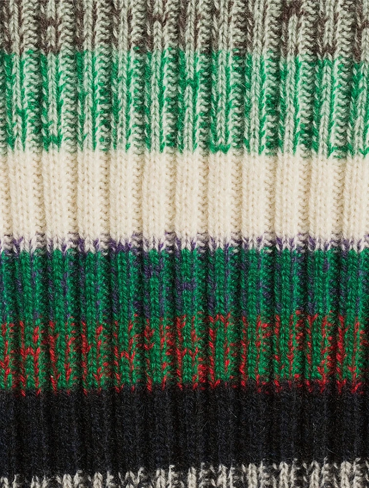 Fair Trade Cashmere Up-Knit Turtleneck Sweater