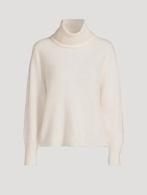 Fair Trade Cashmere AI-Inspired Turtleneck Sweater