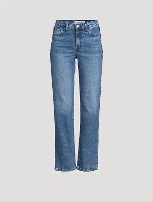 Zoe High-Waisted Straight-Leg Jeans