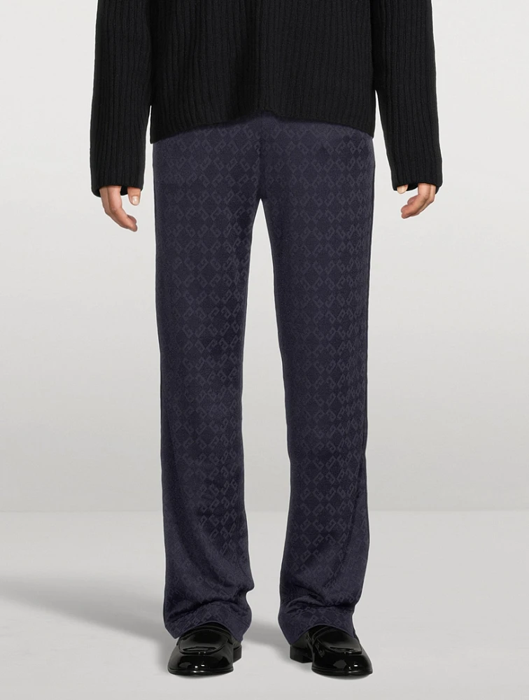 Monogram Formal Jogging Pants