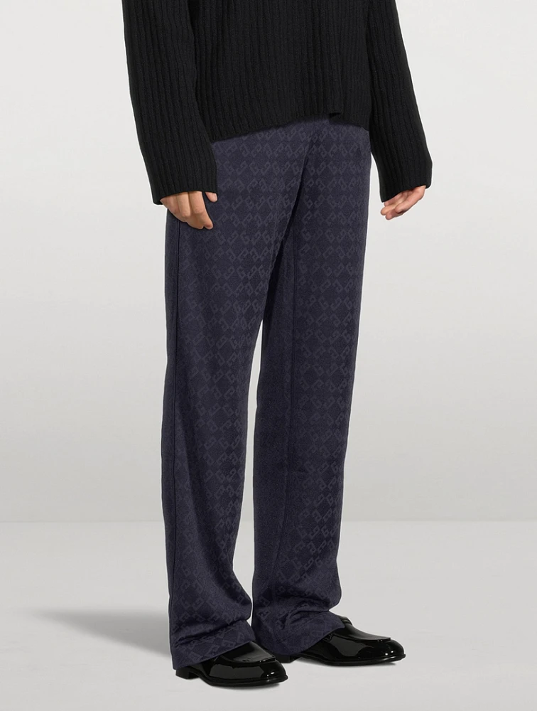 Monogram Formal Jogging Pants