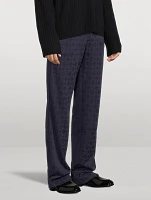 Monogram Formal Jogging Pants