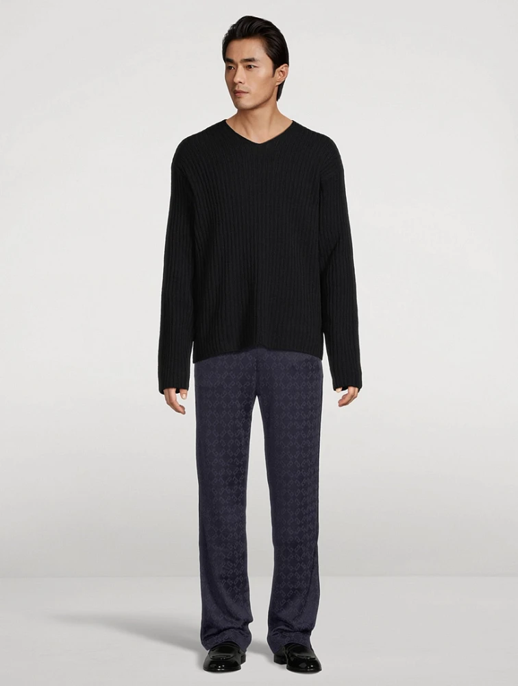 Monogram Formal Jogging Pants