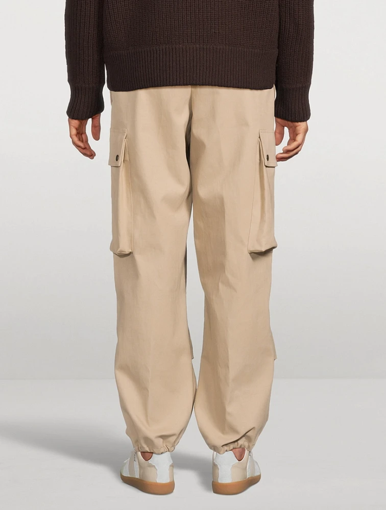 Drawstring Cargo Pants