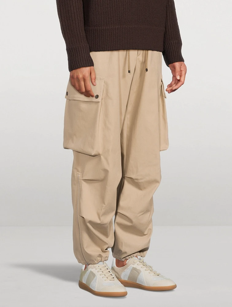 Drawstring Cargo Pants
