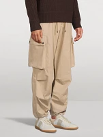 Drawstring Cargo Pants