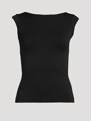 Low-Back Seamless T-Shirt