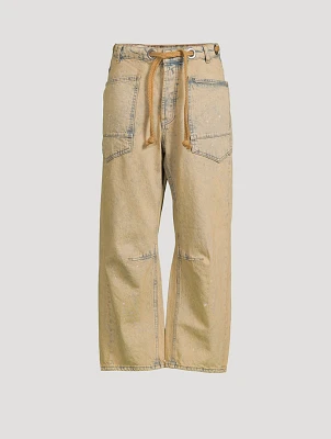 Moxie Barrel-Leg Jeans