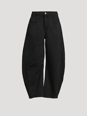 Good Luck Barrel-Leg Jeans