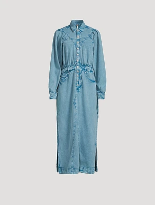 Mad Love Denim Midi Dress
