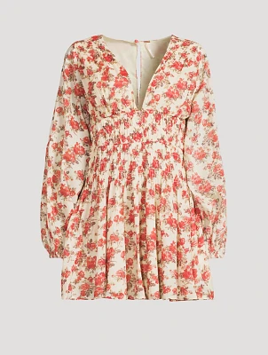 Keep You Mini Dress Floral Print