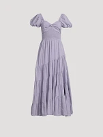 Sundrenched Cotton Maxi Dress