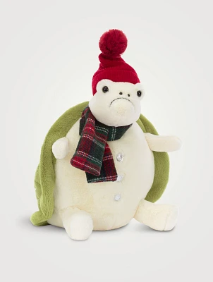 Snowman Timmy Turtle Plush Toy
