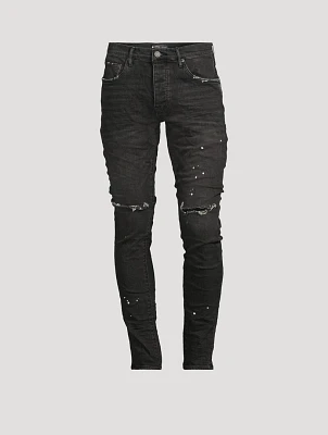 P001 Stretch Skinny Low-Rise Jeans