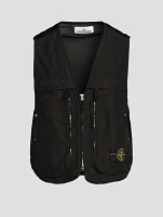 Zip Vest With Mesh Back