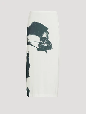 Physiotype Midi Skirt Floral Print