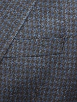 Hartford Houndstooth Silk and Cashmere Jacket