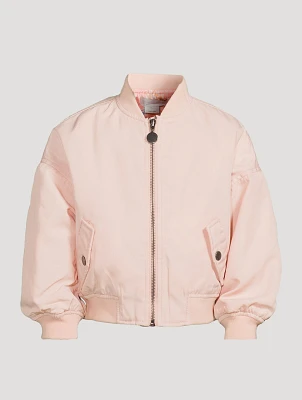 Satin Bomber Jacket