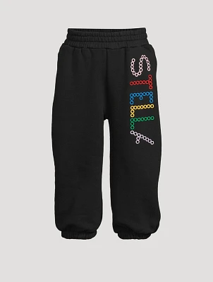 Embroidered Logo Joggers