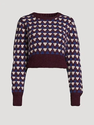 Nuna Alpaca And Wool Cropped Sweater