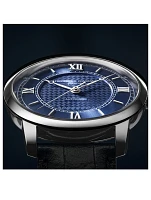 Classics Premiere Automatic Stainless Steel Watch With Croc-Embossed Leather Strap