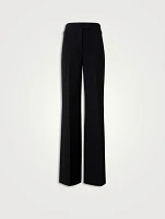 Fior Double-Face Wool Crêpe Pants