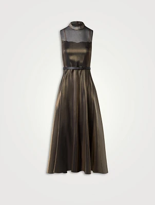 Sleeveless Belted Maxi Dress