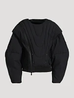 Moose Knuckles x Luar Nylon Down Bomber Jacket