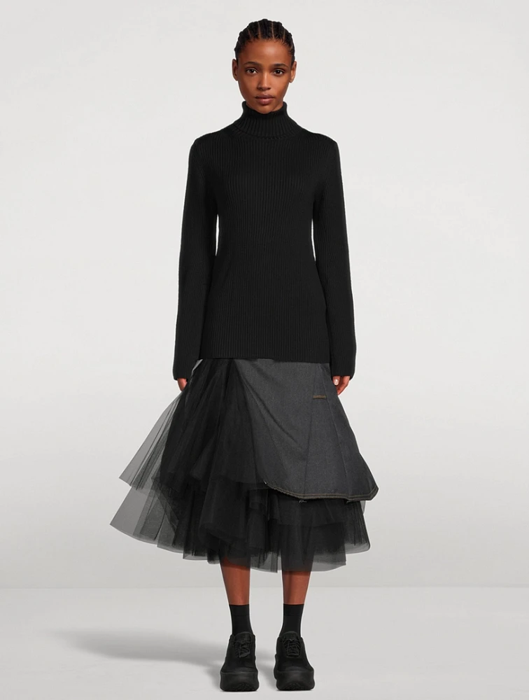Ribbed Turtleneck