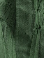 Reversible Tulle And Nylon Midi Skirt