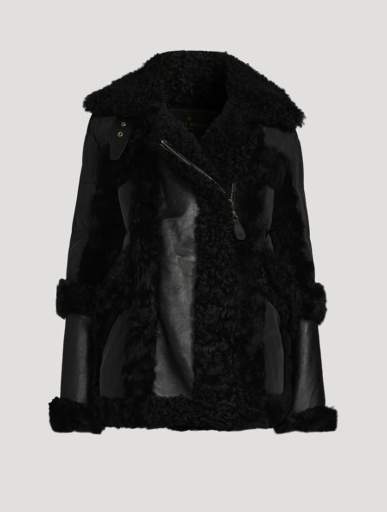 Garnier Shearling-Trimmed Down Jacket
