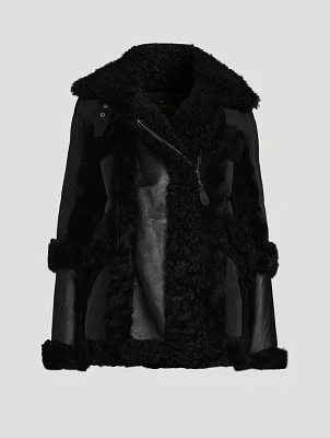 Garnier Shearling-Trimmed Down Jacket