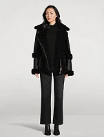 Garnier Shearling-Trimmed Down Jacket
