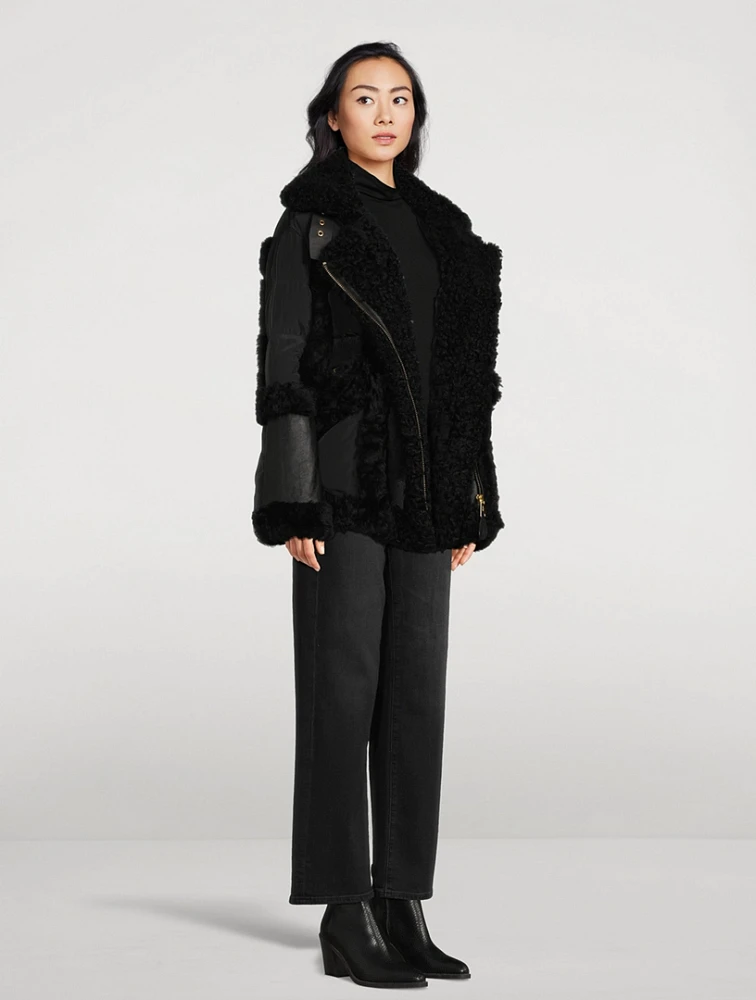 Garnier Shearling-Trimmed Down Jacket