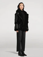 Garnier Shearling-Trimmed Down Jacket