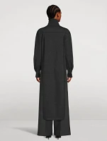 High-Low Turtleneck Sweater