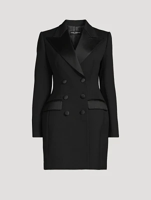 Dolce Double-Breasted Tuxedo Dress