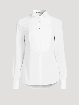 Poplin Tuxedo Shirt