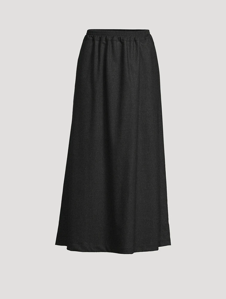 A-Line Midi Skirt